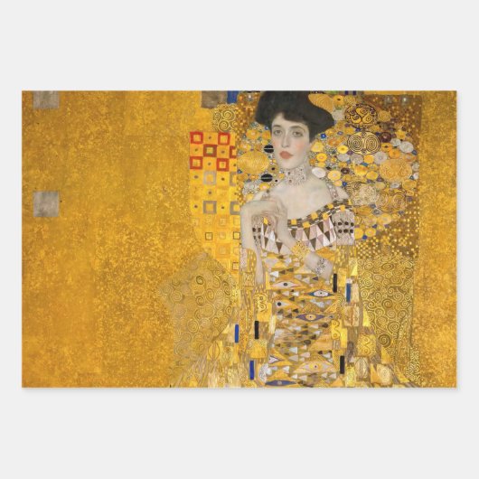 Gustav Klimt - Portret Masterstukselectie Inpakpapier Vel (Voorkant 2)