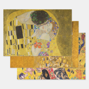 Gustav Klimt - Portret Masterstukselectie Inpakpapier Vel