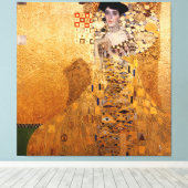 Gustav Klimt portret van Adel Bloch Bauer 1907 Canvas Afdruk (Insitu (Houten vloer))