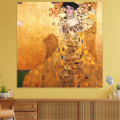 Gustav Klimt portret van Adel Bloch Bauer 1907 Canvas Afdruk (Insitu (Woonkamer))