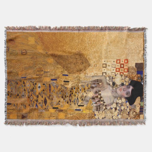 Gustav Klimt portret van Adel Bloch Bauer 1907 Deken (Voorkant)