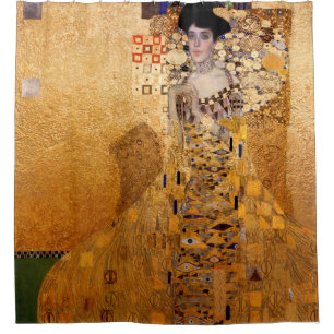 Gustav Klimt portret van Adel Bloch Bauer 1907 Douchegordijn