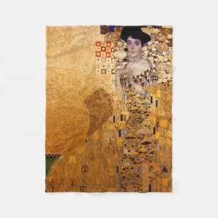 Gustav Klimt portret van Adel Bloch Bauer 1907 Fleece Deken