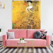 GUSTAV KLIMT - Portret van Adèle Bloch-Bauer 1907 Canvas Afdruk (Insitu (Woonkamer))