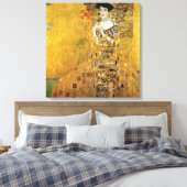 GUSTAV KLIMT - Portret van Adèle Bloch-Bauer 1907 Canvas Afdruk (Insitu (Slaapkamer))