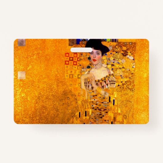 Gustav Klimt Portret van Adele Bloch Bauer Badge (Voorkant)