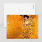 Gustav Klimt Portret van Adele Bloch Bauer Briefkaart (Voorkant / Achterkant)