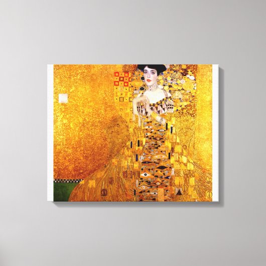 Gustav Klimt Portret van Adele Bloch-Bauer Canvas Afdruk (Voorkant)