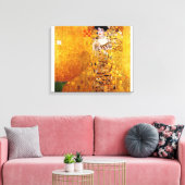 Gustav Klimt Portret van Adele Bloch-Bauer Canvas Afdruk (Insitu (Woonkamer))