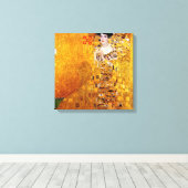 Gustav Klimt Portret van Adele Bloch-Bauer Canvas Afdruk (Insitu (Houten vloer))