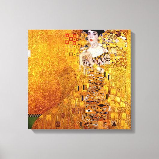 Gustav Klimt Portret van Adele Bloch-Bauer Canvas Afdruk (Voorkant)