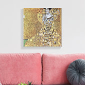 Gustav Klimt - Portret van Adele Bloch-Bauer Canvas Afdruk (Insitu (Woonkamer))