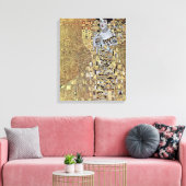 Gustav Klimt - Portret van Adele Bloch-Bauer Canvas Afdruk (Insitu (Woonkamer))