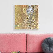 Gustav Klimt - Portret van Adele Bloch-Bauer Canvas Afdruk (Insitu (Woonkamer))