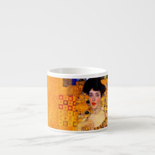 Gustav Klimt Portret van Adele Bloch Bauer Espresso Kop (Voorkant)