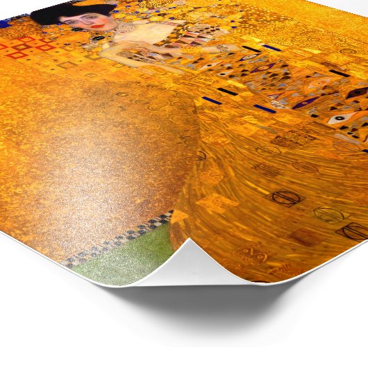 Gustav Klimt Portret van Adele Bloch Bauer Foto Afdruk (Hoek)