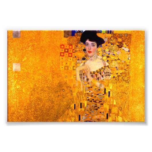 Gustav Klimt Portret van Adele Bloch Bauer Foto Afdruk (Voorkant)
