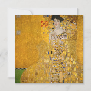Gustav Klimt - Portret van Adele Bloch-Bauer I Bedankkaart