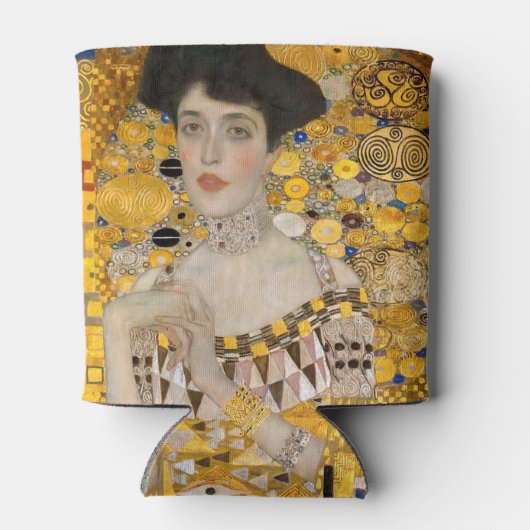 Gustav Klimt - Portret van Adele Bloch-Bauer I Blikjeskoeler (Achterkant)