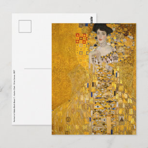 Gustav Klimt - Portret van Adele Bloch-Bauer I Briefkaart