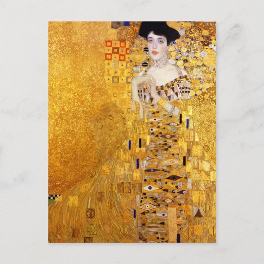 Gustav Klimt Portret van Adele Bloch-Bauer I Briefkaart (Voorkant)