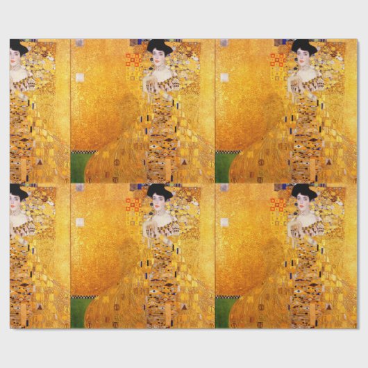 Gustav Klimt Portret van Adele Bloch-Bauer I Cadeaupapier (Vlak)