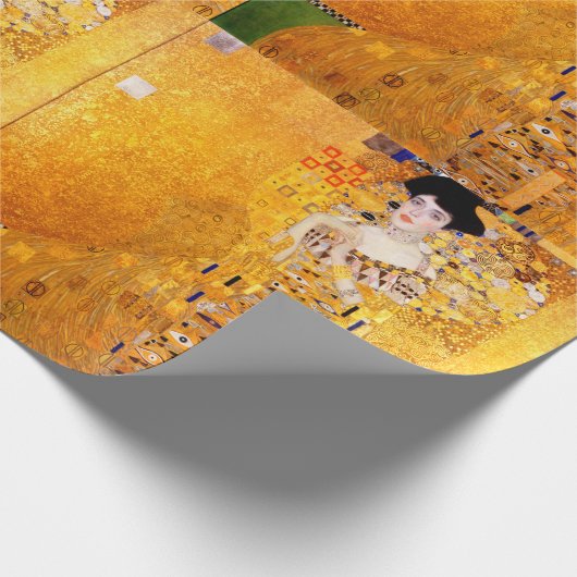 Gustav Klimt Portret van Adele Bloch-Bauer I Cadeaupapier (Hoek)