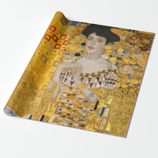 Gustav Klimt - Portret van Adele Bloch-Bauer I Cadeaupapier (Uitgerold)