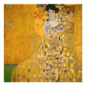 Gustav Klimt - Portret van Adele Bloch-Bauer I Foto Afdruk (Voorkant)