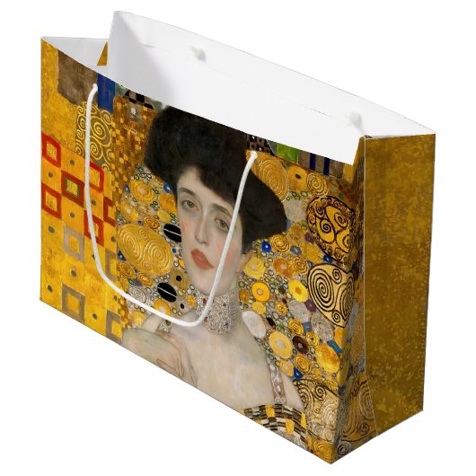 Gustav Klimt - Portret van Adele Bloch-Bauer I Groot Cadeauzakje (Voorkant Gekanteld)