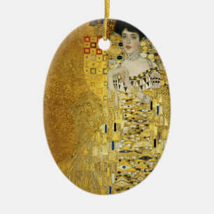 Gustav Klimt-Portret van Adele Bloch-Bauer I Keramisch Ornament