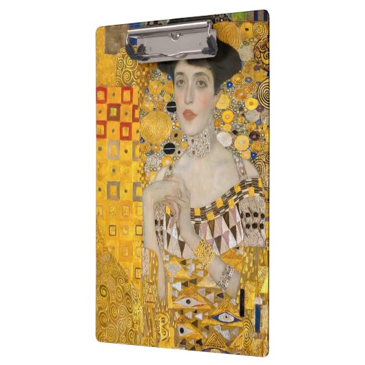 Gustav Klimt - Portret van Adele Bloch-Bauer I Klembord (Links)