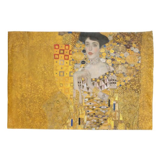 Gustav Klimt - Portret van Adele Bloch-Bauer I Kussensloop (Achterkant)