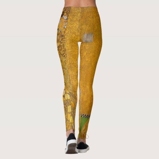 Gustav Klimt - Portret van Adele Bloch-Bauer I Leggings (Achterkant)