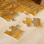 Gustav Klimt Portret van Adele Bloch-Bauer I Legpuzzel (Zijkant)