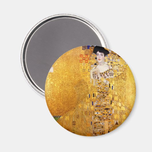 Gustav Klimt Portret van Adele Bloch-Bauer I Magneet (Voorkant / Achterkant)