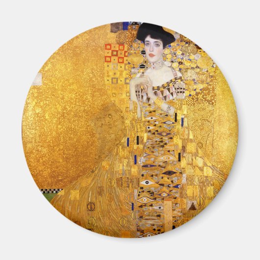 Gustav Klimt Portret van Adele Bloch-Bauer I Magneet (Voorkant)