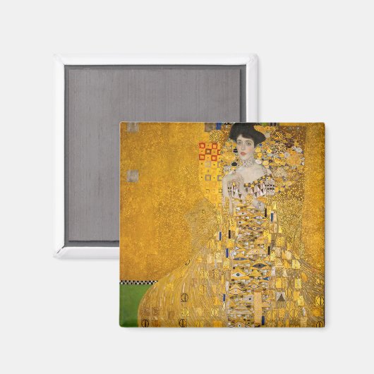 Gustav Klimt - Portret van Adele Bloch-Bauer I Magneet (Voorkant / Achterkant)
