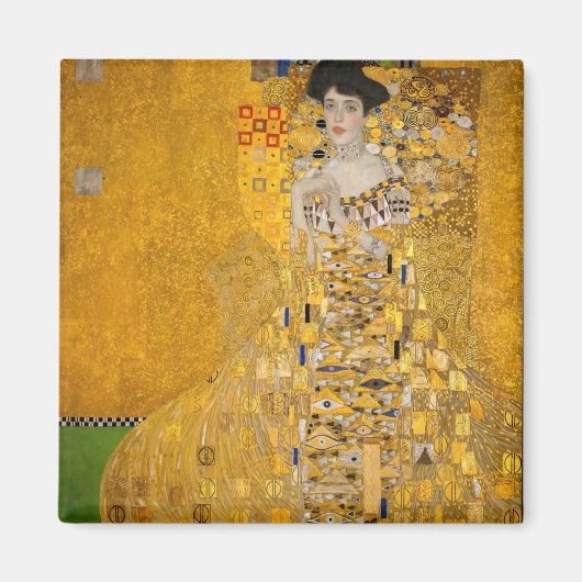 Gustav Klimt - Portret van Adele Bloch-Bauer I Magneet (Voorkant)