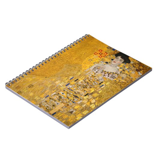 Gustav Klimt - Portret van Adele Bloch-Bauer I Notitieboek (Linkerzijde)
