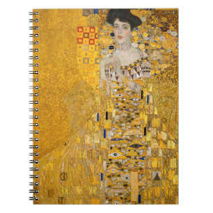 Gustav Klimt - Portret van Adele Bloch-Bauer I Notitieboek