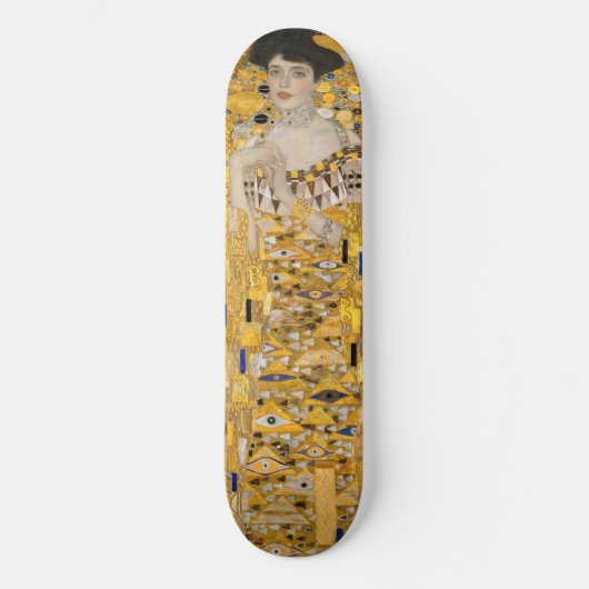 Gustav Klimt - Portret van Adele Bloch-Bauer I Persoonlijk Skateboard (Voorkant)