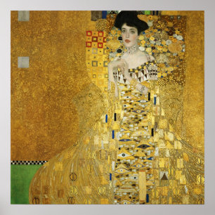 Gustav Klimt - Portret van Adele Bloch-Bauer I Poster