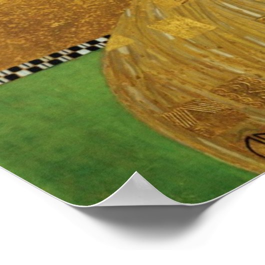 Gustav Klimt - Portret van Adele Bloch-Bauer I Poster (Hoek)