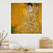 Gustav Klimt - Portret van Adele Bloch-Bauer I Poster (Keuken)