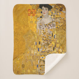 Gustav Klimt - Portret van Adele Bloch-Bauer I Sherpa Deken