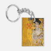 Gustav Klimt - Portret van Adele Bloch-Bauer I Sleutelhanger (Voorkant Links)