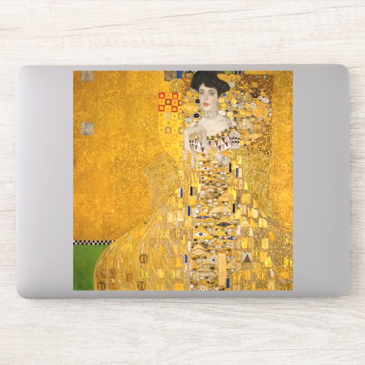 Gustav Klimt - Portret van Adele Bloch-Bauer I Sticker (Computer)