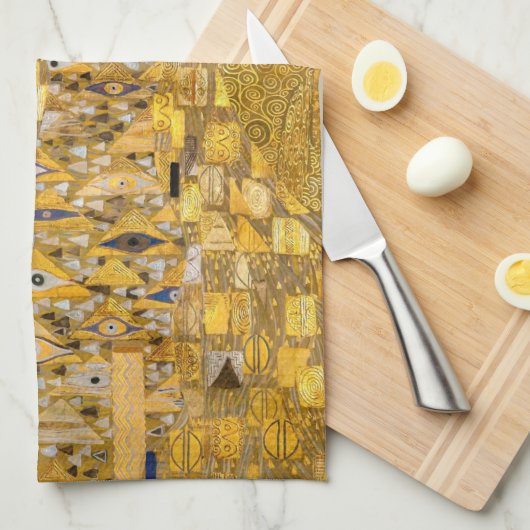 Gustav Klimt - Portret van Adele Bloch-Bauer I Theedoek (Quarter Fold)