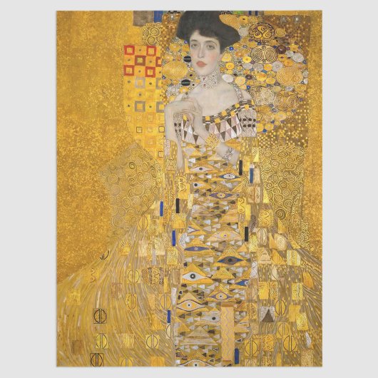 Gustav Klimt - Portret van Adele Bloch-Bauer I Tissuepapier